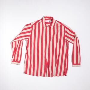 Sunnei Red Striped Button Up
